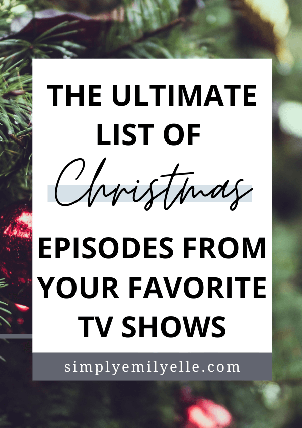 A List of Christmas Episodes From All Your Favorite TV Shows Simply
